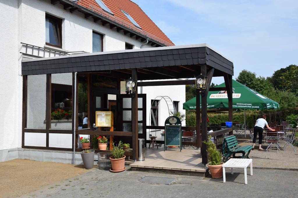 Gasthof Bergfriede Lindenfels Esterno foto
